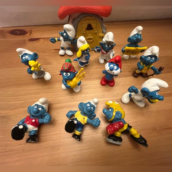 Vintage Smurf set made in Germany - Picture 6 of 6